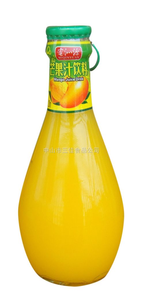 精装芒果汁饮料 品味中山市三佳食品公司的匠心之作